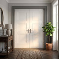 Internal Pair Door, White Primed Elegance Ripley, Solid Engineered Core