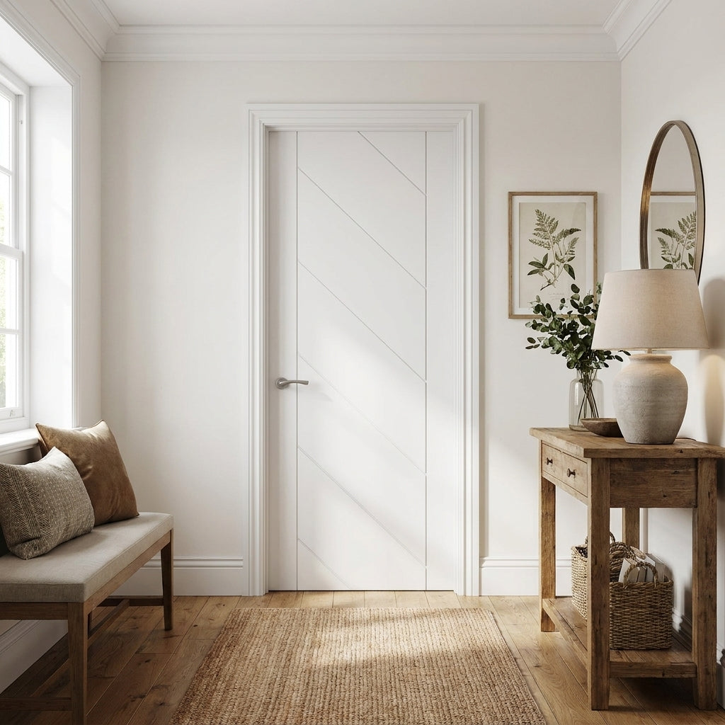 Internal White Monza Door with Primed Finish
