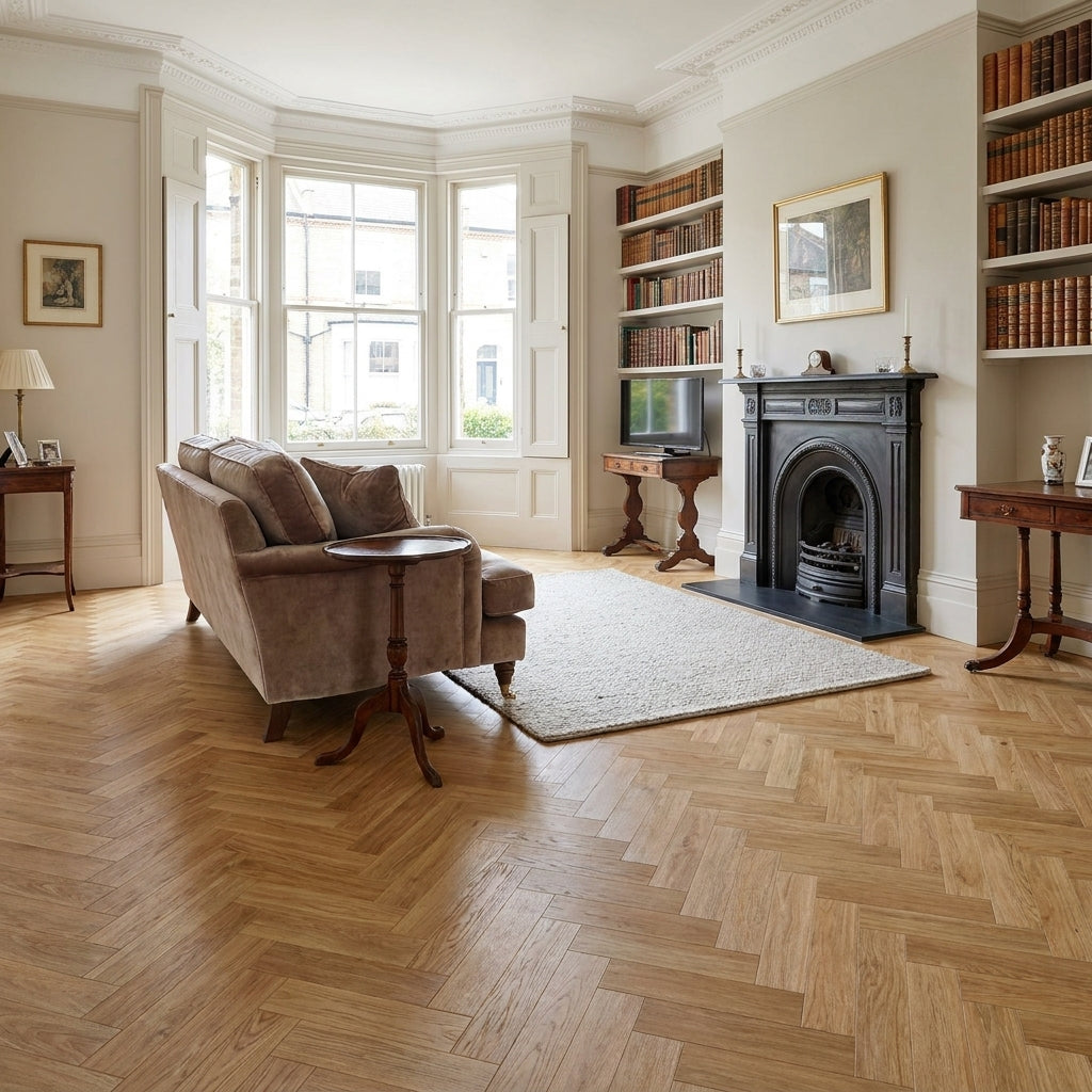 8mm Water-Resistant Matt Laminate Flooring 1174x294mm with Square Edge