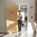 Premium Internal Fire Door with Real Oak Veneer, Solid Core, and FD30 Fire Rating for Enhanced Safety and Elegance