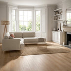 10mm Water-Resistant Laminate Flooring in Sand Dune Oak with 4V Bevel Edge