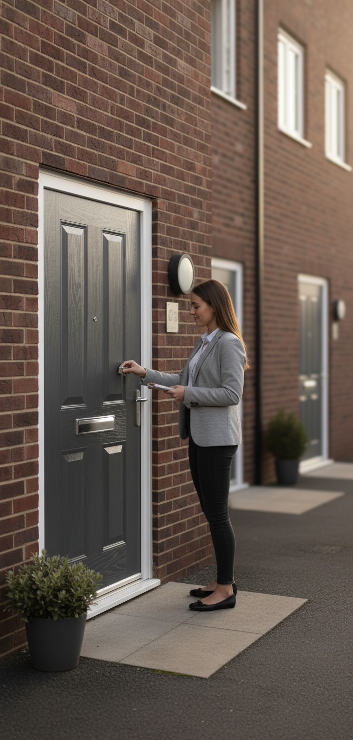 Premium External Fire Doorset with 30-Minute Fire Resistance, Secure Locking System, and Various Color Options