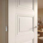 Internal White Primed Elegance Ripley Door - Solid Engineered Timber Core 30mm - detail view