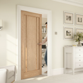 Premium Internal Oak Door Fully Finished - Decorative Beading, Solid Core, Engineered for Strength and Stability