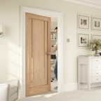 Premium Internal Oak Door Fully Finished - Decorative Beading, Solid Core, Engineered for Strength and Stability