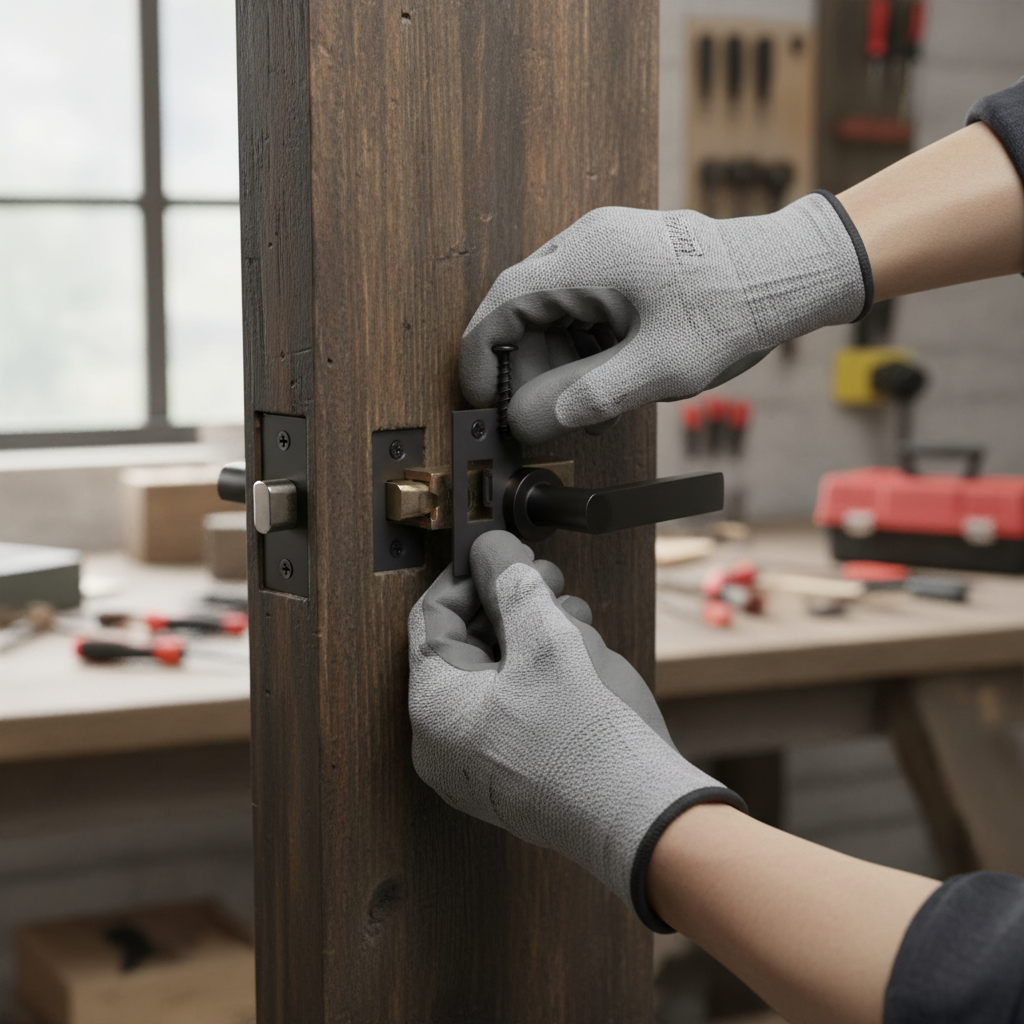 Premium 76mm (3'') Heavy Duty Bolt Through Tubular Latch for Internal Doors - High-Quality Professional Grade for Industrial and Commercial Applica...