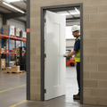 Premium Contemporary White Internal Fire Door with Solid Core and MDF Faced Construction - FD30 Fire Rated
