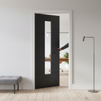 Premium 1L Laminate Glazed Door - Stylish and Low Maintenance with Natural Grain Finish