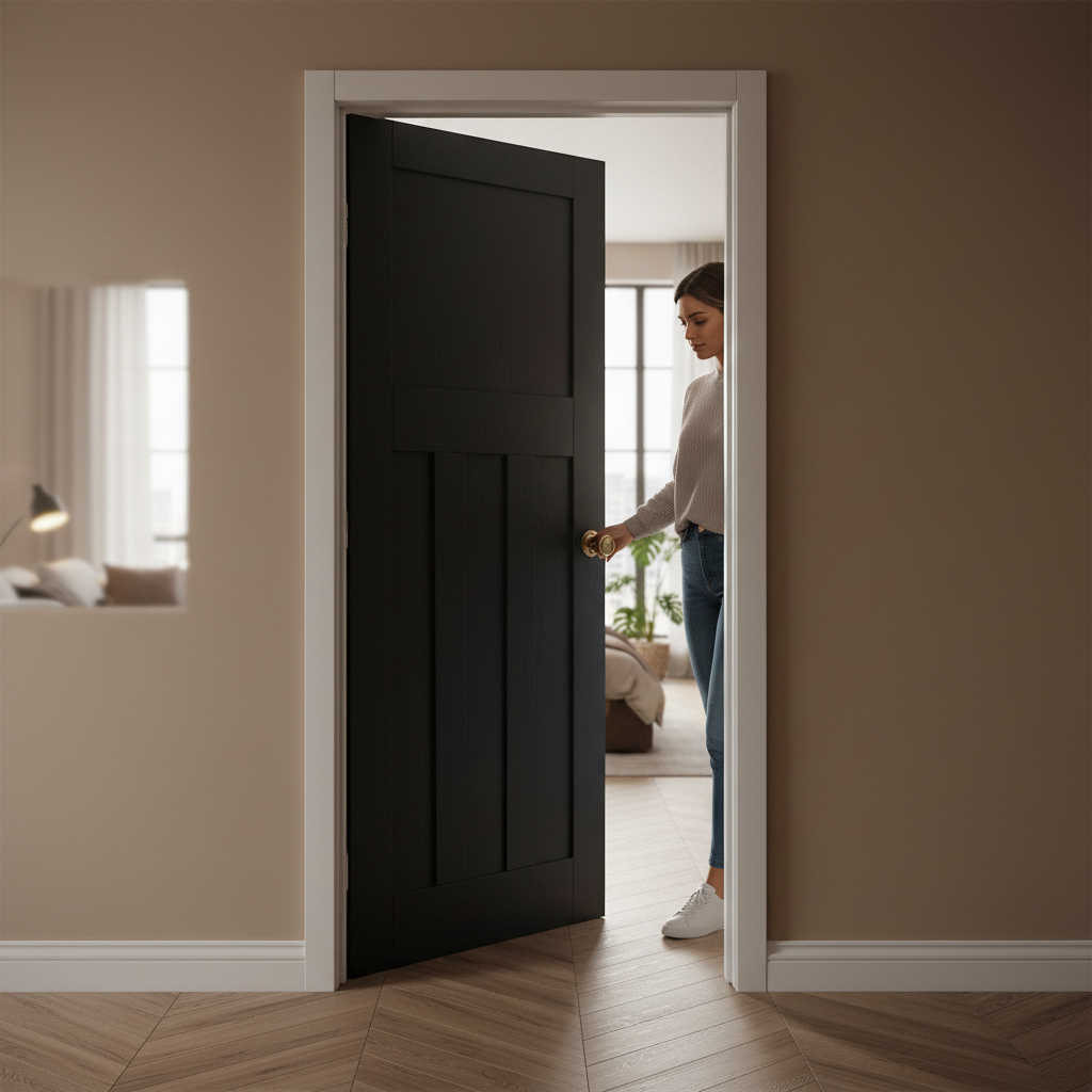 Premium Internal Fully Finished Oak DX Fire Door - Custom Sizes, FD30 Fire Rating, Elegant Design - Image 2