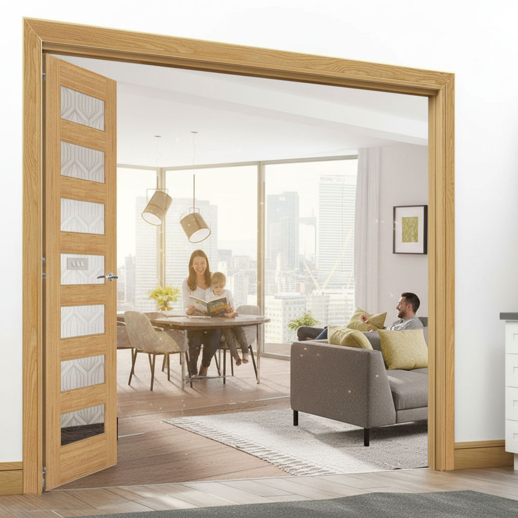 Premium Clear Glazed Room Divider with Top Hung System and Various Configurations for Seamless Space Management