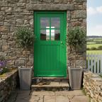 Premium Custom Made 4L Solid Hardwood External Door with RAL Colour Options and 10-Year Warranty