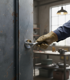 Premium Lever Door Handle on Round Rose with Curved Design for Enhanced Grip and Style