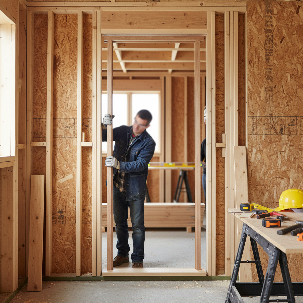 Premium Hardwood External Timber Door Frame and Cill for Durable Exterior Use with Easy Installation