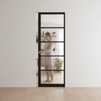 Premium Heavy Duty Clear Glazed Flush Pocket Door Set with No Bottom Track and 15-Year Guarantee