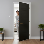 Premium Smoked Oak Internal Door - Stylish Design with Glazed and Fire Door Options