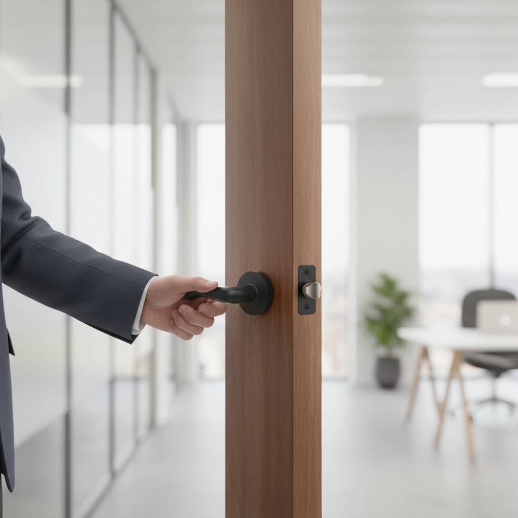 Premium Matt Black Door Handle Pack with Lever Design, Hinges, and Latch Options for Stylish Interiors