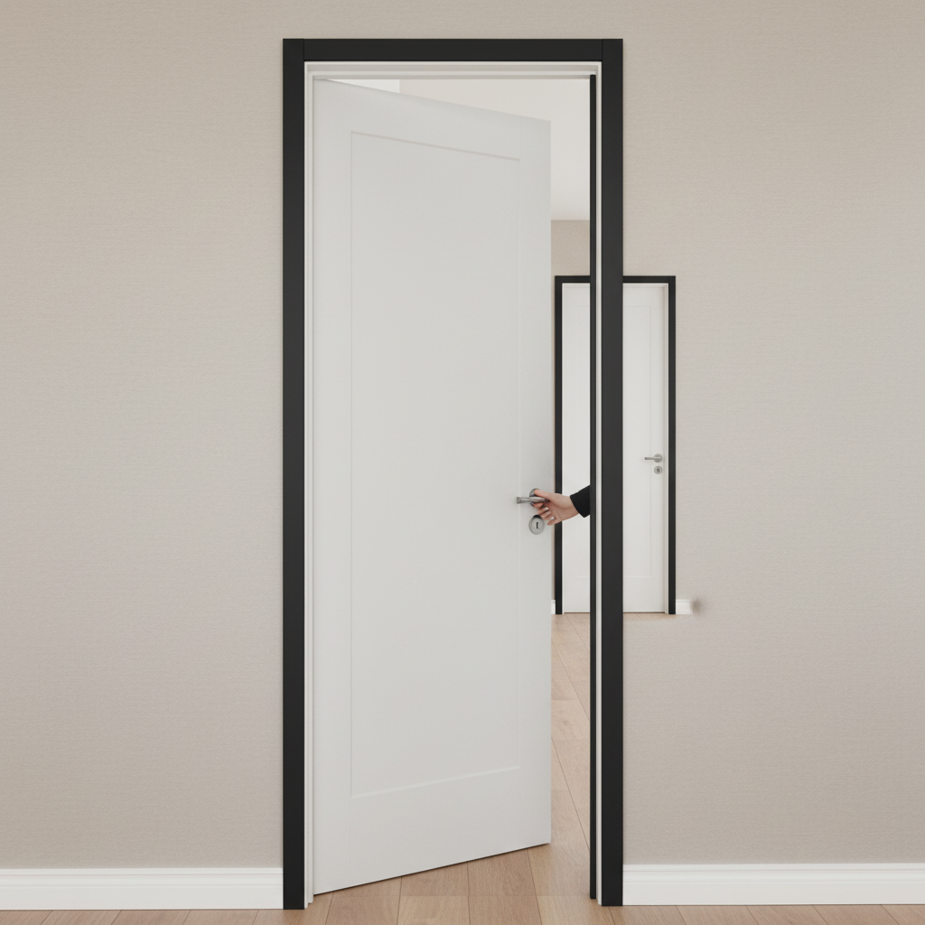 Painted Door Lining Set with Durable Finish for Perfect Door Hanging - High-Quality Professional Grade for Industrial and...