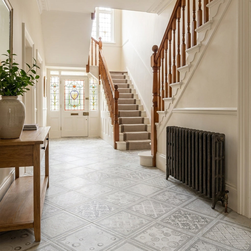 8mm Water-Resistant Laminate Flooring in Vintage Retro Style 1181 x 395mm