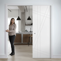 Premium Telescopic Pocket Door System - Modern Design with Complete Installation Kit and 15-Year Guarantee