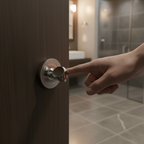 Premium Bathroom Turn and Release - Polished Chrome Finish for Stylish Internal Doors - Image 2