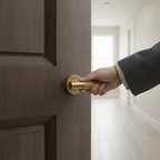 Premium Knurled Lever Handle on Round Rose - Contemporary Design with 5 Finishes Available