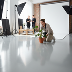 High Gloss Laminate Flooring - Light Grey 8mm Wide Body Tile with Water-Resistant Surface for Fast Fitting and Seamless...