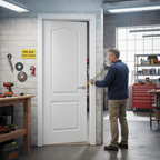 Premium Internal Fire Door with 2-Panel Arch Design, FD30 Fire Rating, and Textured Finish for Enhanced Style and Safety