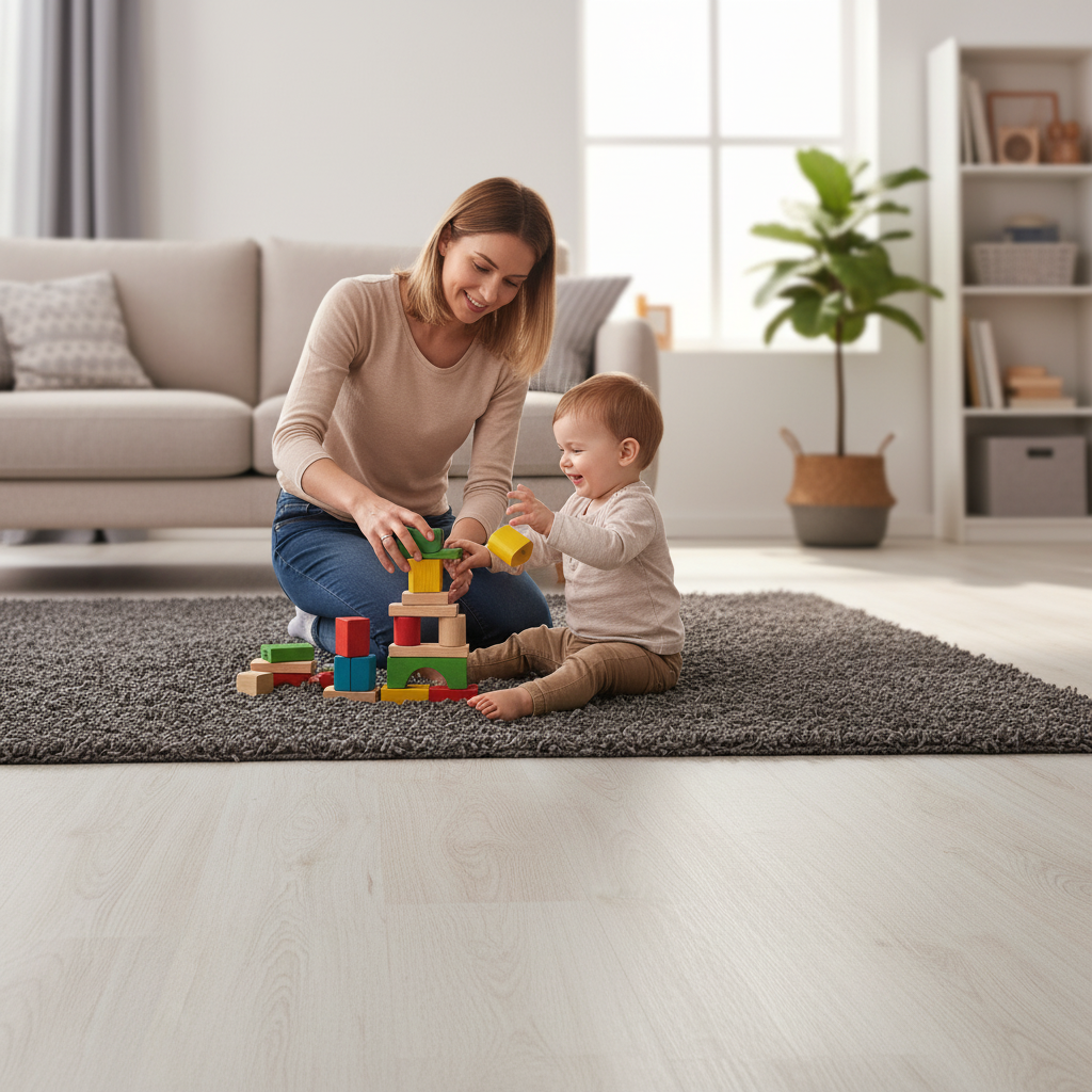 Premium 6mm Laminate Flooring with Water-Resistant Surface and AC3 Wear Rating for Residential Use