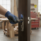 Premium Polished Chrome Latch Handle with Stepped Design and 10-Year Guarantee - High-Quality Professional Grade for Industrial and Commercial Appl...