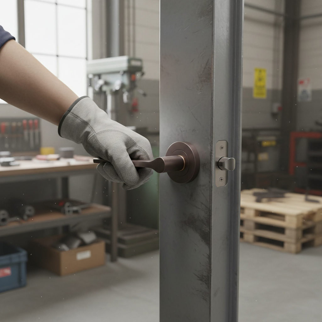 Premium Lever on Rose Door Handle - Ergonomic Design, Fire Door Rated, Ideal for Commercial & Domestic Use