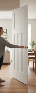 Premium Internal Door with Classic 1930s Design and Solid Engineered Core for Durability