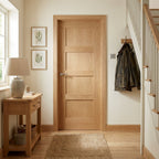 Internal Oak FD30 Fire Door Fully Finished Made-to-Measure Shaker Style