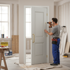 Premium Internal White Primed Arnhem Door with Two Panel Design and Engineered Construction for Strength and Stability