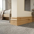 Oak Fully Finished Grooved Ogee Skirting Board 2400x125x18mm