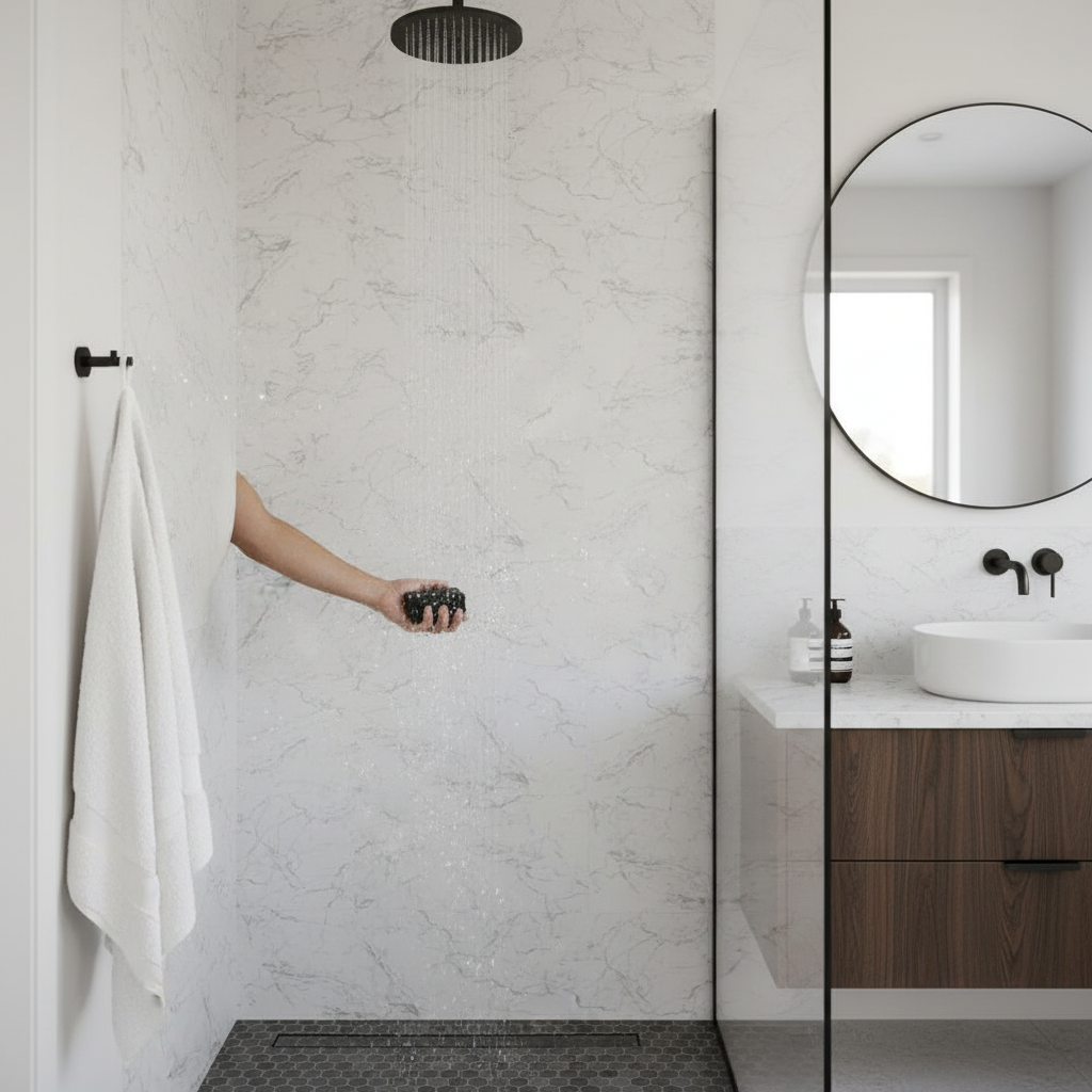 Lustre Stone Waterproof Wall Panelling 800 x 400mm for Modern Interiors - High-Quality Professional Grade for Industrial...