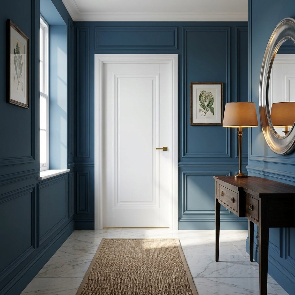 White Internal Made-to-Measure Primed Elegance Lancaster 1 Panel Door