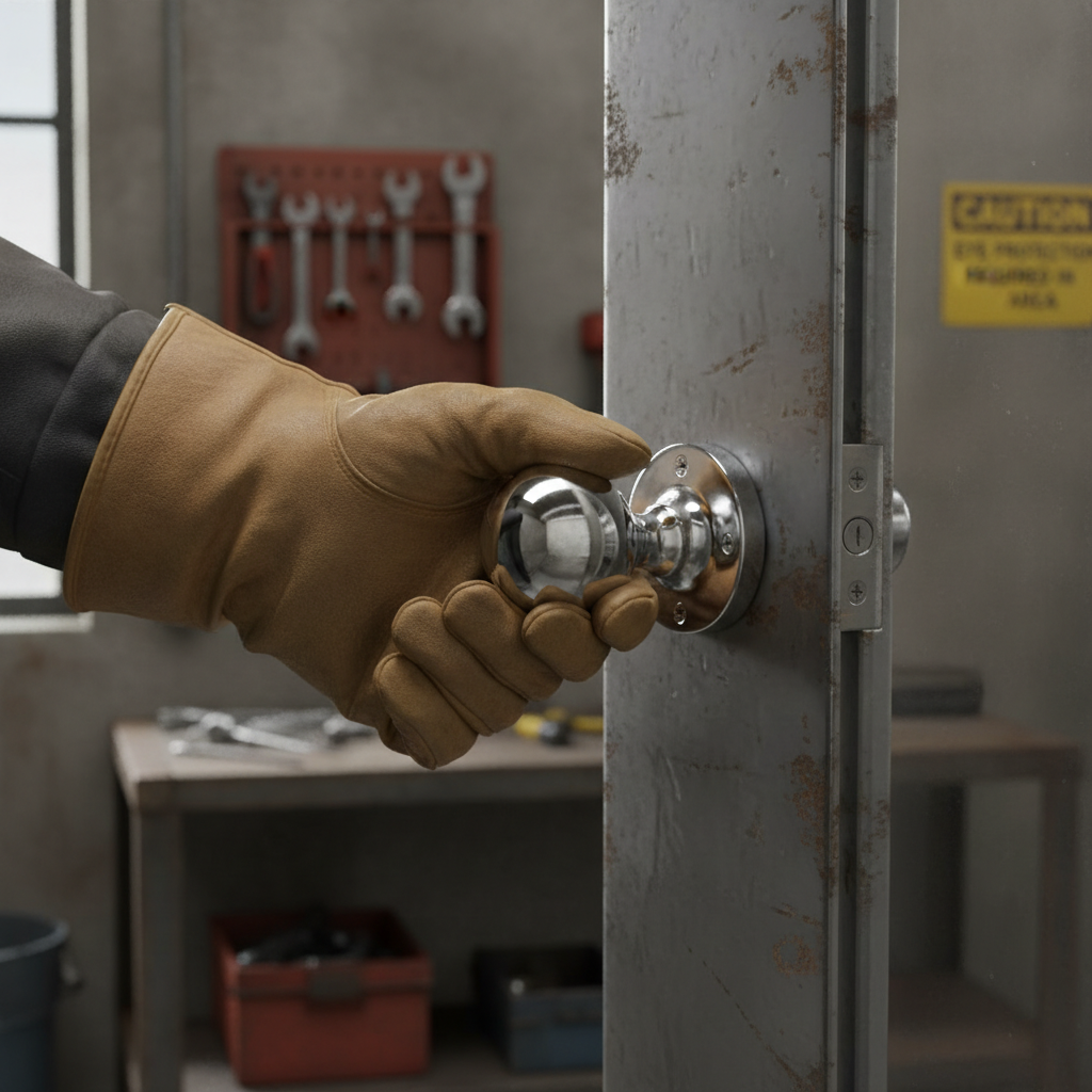 Premium Solid Ball Mortice Door Knob with Minimalist Design and Fire Door Rating