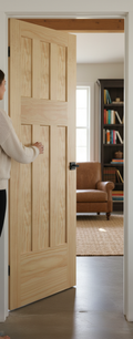 Premium Pine 6 Panel Internal Door - Unfinished A-Grade Construction for Custom Finishing