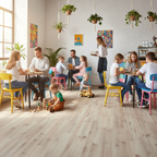 Premium 6mm Laminate Flooring with Water-Resistant Surface for Residential Use and Easy Installation