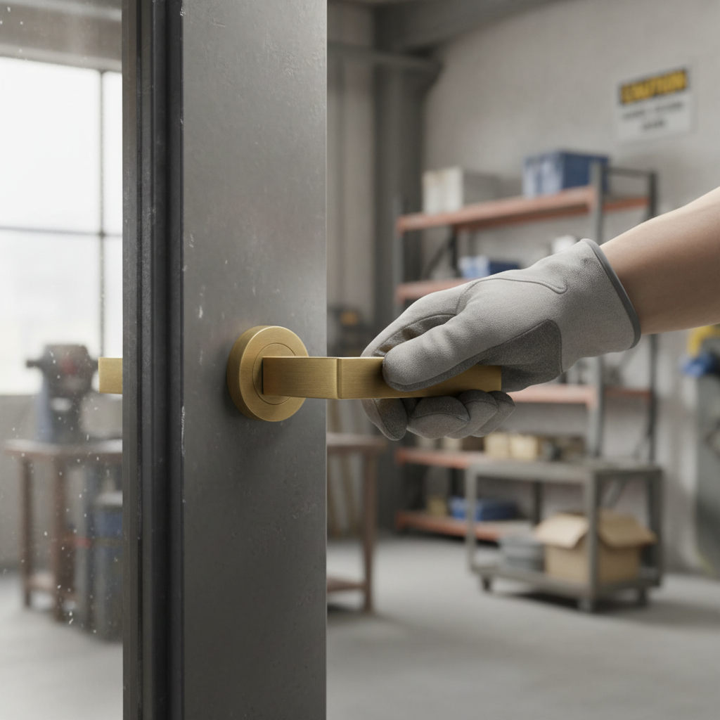 Premium Lever on Concealed Fix Round Rose - Easy Grasp Square Lever with 25-Year Guarantee