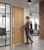 Premium Fire Rated Pocket Door System with Engineered Construction and Adjustable Track for Seamless Installation