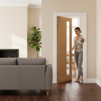 Premium Internal Unfinished Clear Offset Glass Door - Custom Size Options Available - Image 2