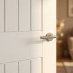 Internal White Textured Moulded Farley Door Primed Finish Standard Core - detail view