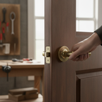 Premium 78mm (3'') Bolt Through Tubular Latch - Antique Brass Finish for Fire Door Compatibility