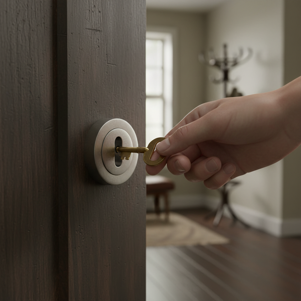 Premium Lock Escutcheon with Concealed Fix Screw and 25-Year Guarantee for Fire Rated Doors