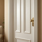 Internal White Door Fully Finished Belgravia 3 Panel Design - detail view