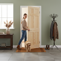 Premium Clear Pine Unfinished 6 Panel Interior Door for Custom Style and Elegance