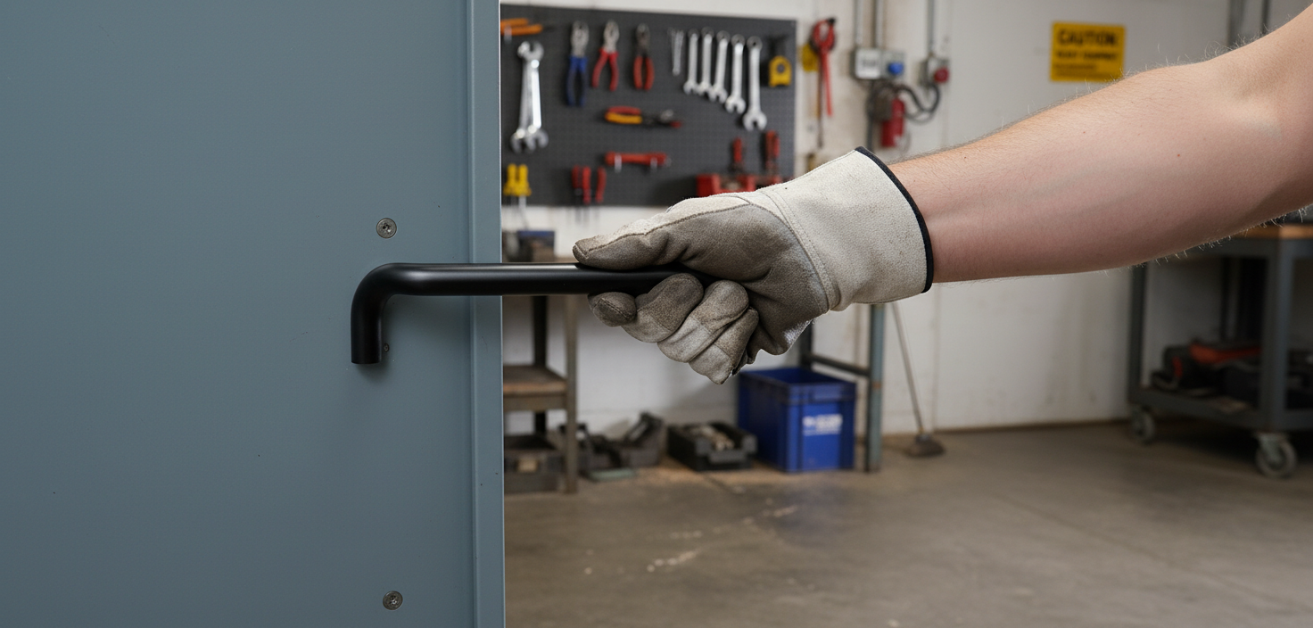 Premium Matt Black D Pull Handle 300mm - Elegant Design with Bolt Through Fixing