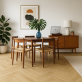 Herringbone LVT Flooring - 5mm Embossed Purecoat Rigid Core in Oak