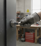 Premium Heavy Duty Lever on Rose with Chrome and Satin Finish for Secure Fixings